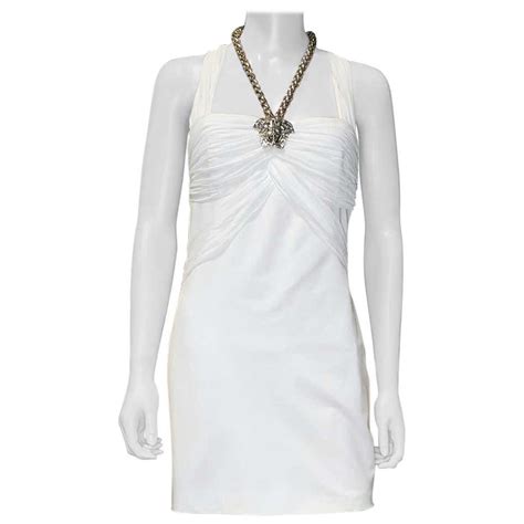 she the man white versace dress|Versace White Dress .